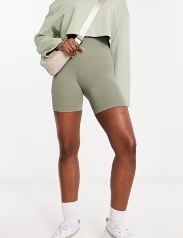 Colanți scurți Stradivarius, verde