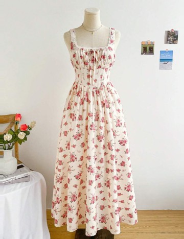 Rochie midi Shein, crem