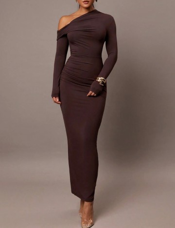 Rochie maxi Shein, maro