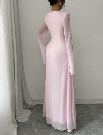 Rochie maxi Shein, roz