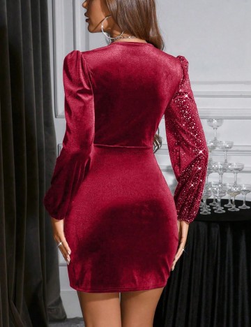 Rochie mini Shein, vișiniu