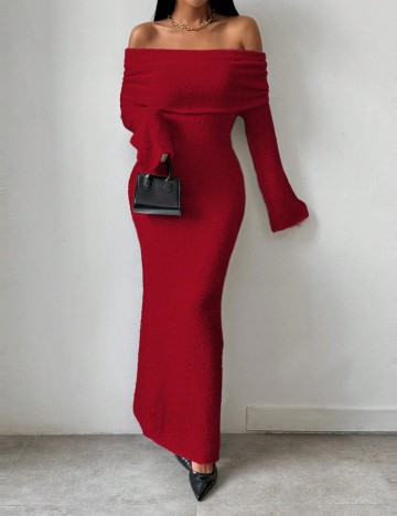 Rochie maxi Shein, roșu