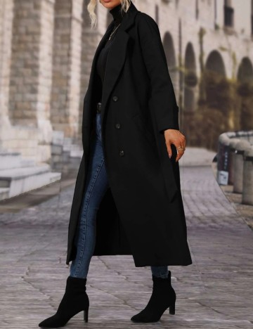 Palton Shein, negru