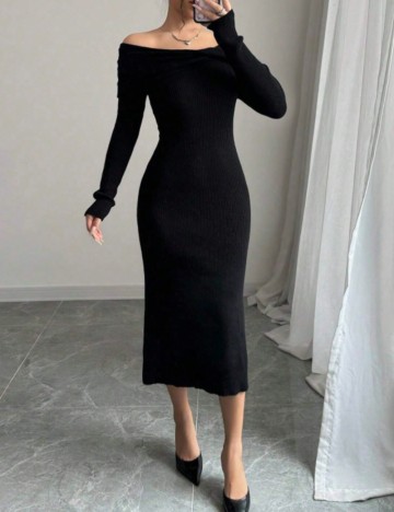 Rochie maxi Shein, negru