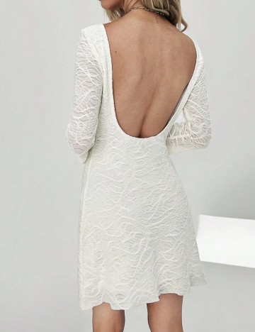 Rochie mini Shein, crem