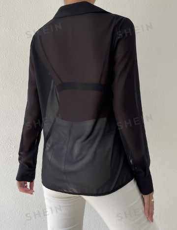 Cămașă Shein, negru