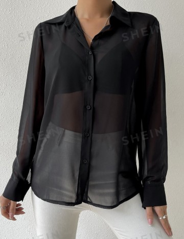 Cămașă Shein, negru
