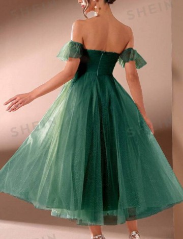 Rochie maxi Shein, verde