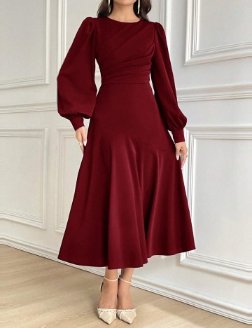 Rochie midi Shein, roșu