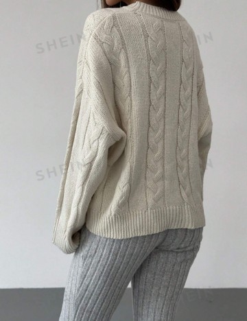 Pulover Shein, crem