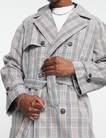 Trench ASOS, mix culori
