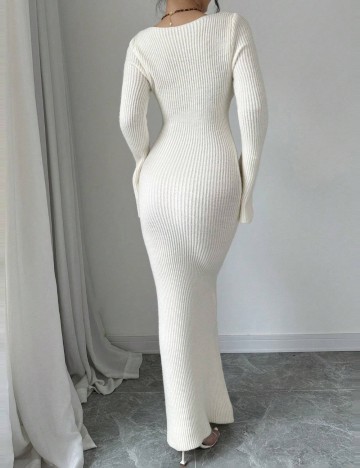 Rochie maxi Shein, alb