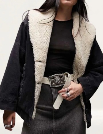 Cojoc Topshop, negru