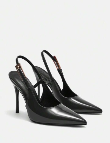 Pantofi cu toc Shein, negru