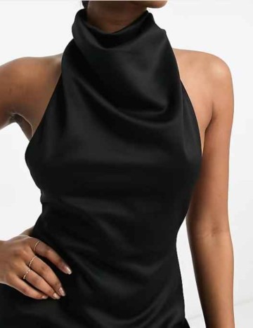 Rochie midi ASOS, negru