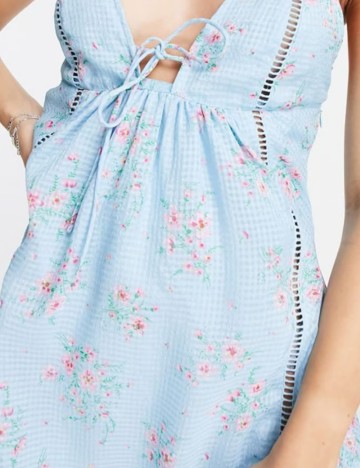 Rochie mini Reclaimed vintage, albastru