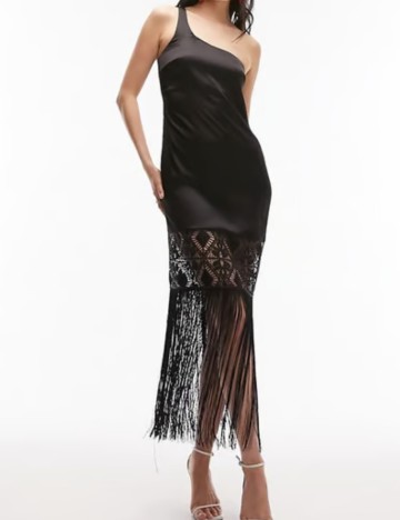 Rochie midi Topshop, negru