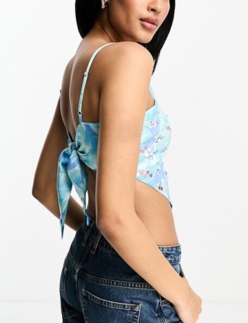 Top ASOS, albastru