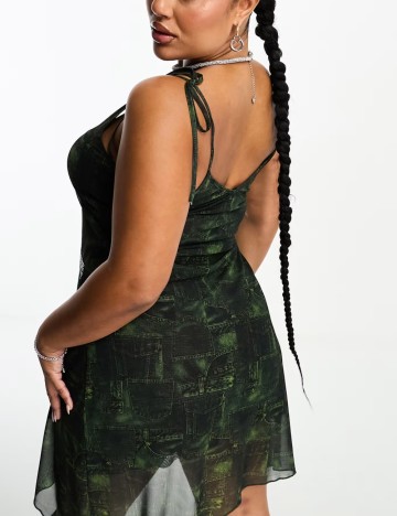 Rochie mini Collusion, verde
