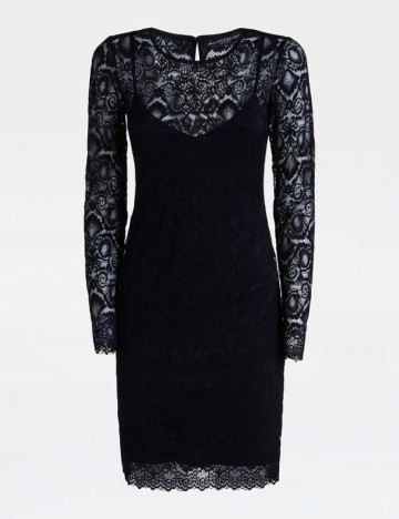 Rochie&nbsp;Scurtă Guess, negru