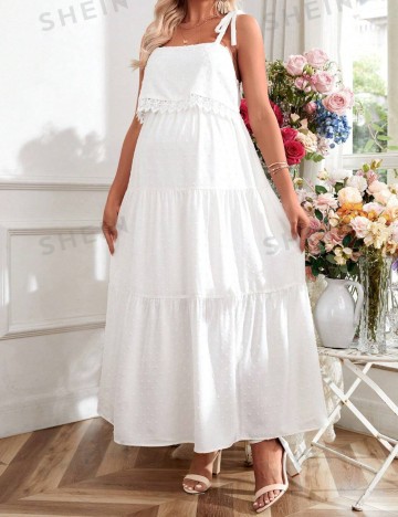Rochie maxi Shein, alb
