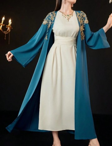 Set Rochie și Cardigan Shein, mix culori