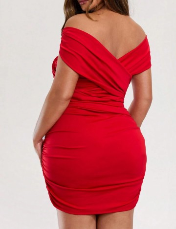 Rochie mini Shein Curve+, roz