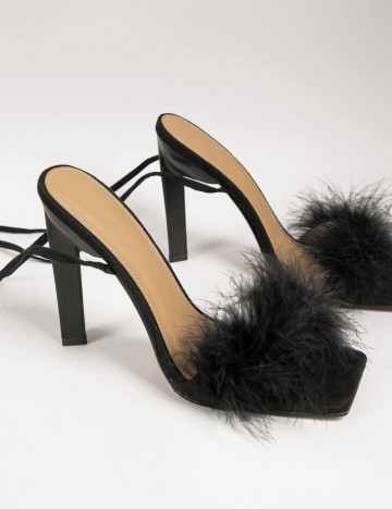 Sandale Cu Toc Shein, negru