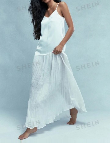 Rochie maxi Shein, alb