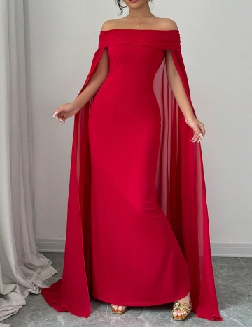 Rochie maxi Shein, roșu