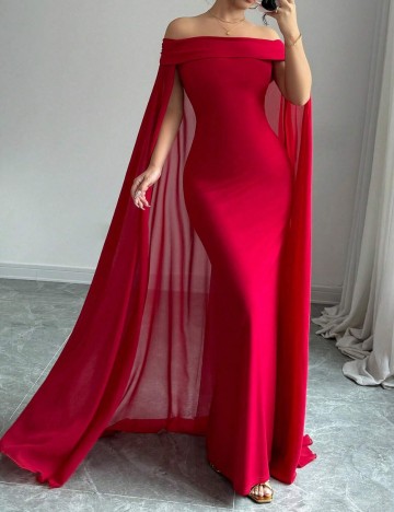 Rochie maxi Shein, roșu