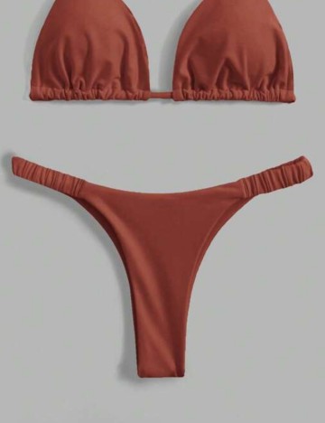 Slip Shein, cărămiziu