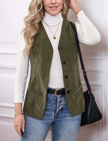 Vestă Shein, verde