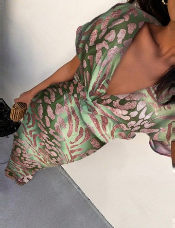 Rochie midi Shein, verde
