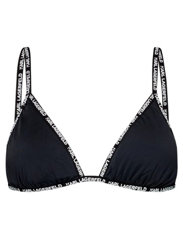 Sutien de baie Karl Lagerfeld, negru