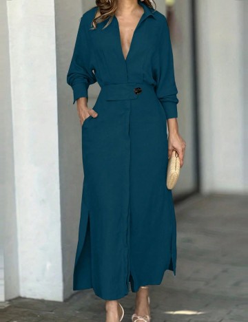 Rochie maxi Shein, albastru