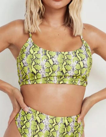 Bustieră de baie Boohoo, mix culori