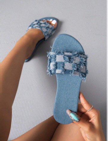 Șlapi Shein, albastru