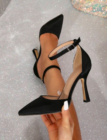 Pantofi cu toc Shein, negru