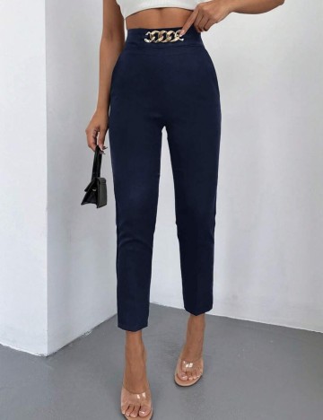 Pantaloni Shein, bleumarin