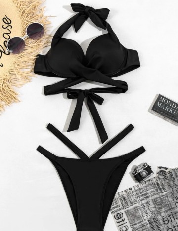 Costum de baie Shein, negru