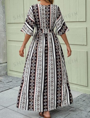 Rochie maxi Shein, mix culori