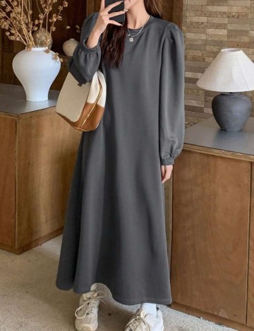 Rochie maxi Shein, gri