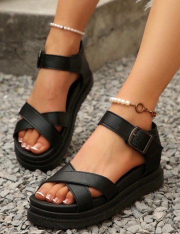 Sandale Shein, negru