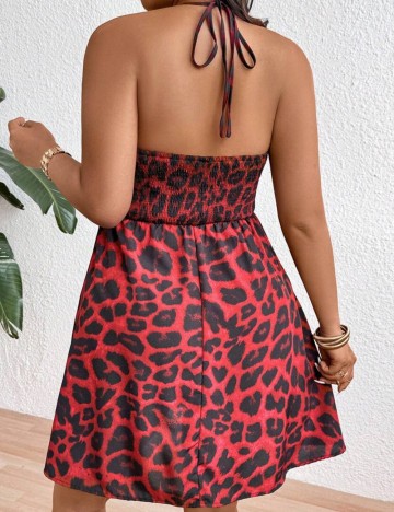 Rochie mini Shein Curve+, mix culori