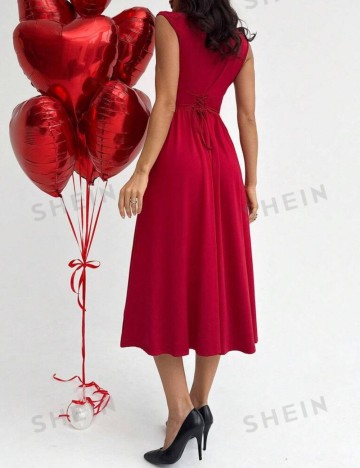 Rochie midi Shein, roșu