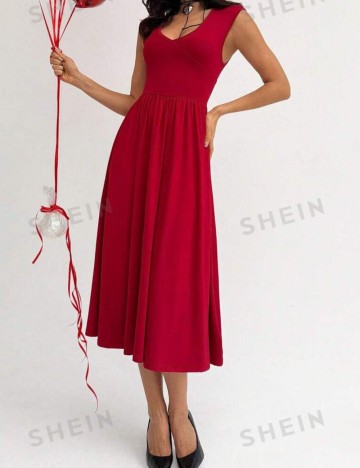 Rochie midi Shein, roșu