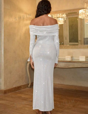 Rochie maxi Shein, alb
