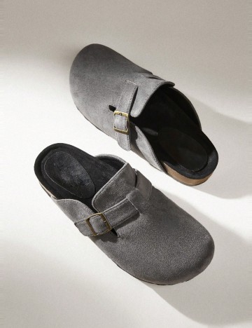 Saboți CUCCOO by SHEIN, gri