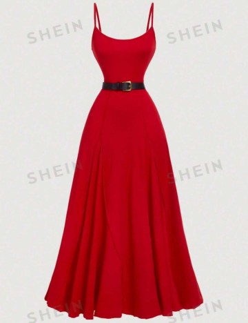 Rochie maxi Shein, roșu